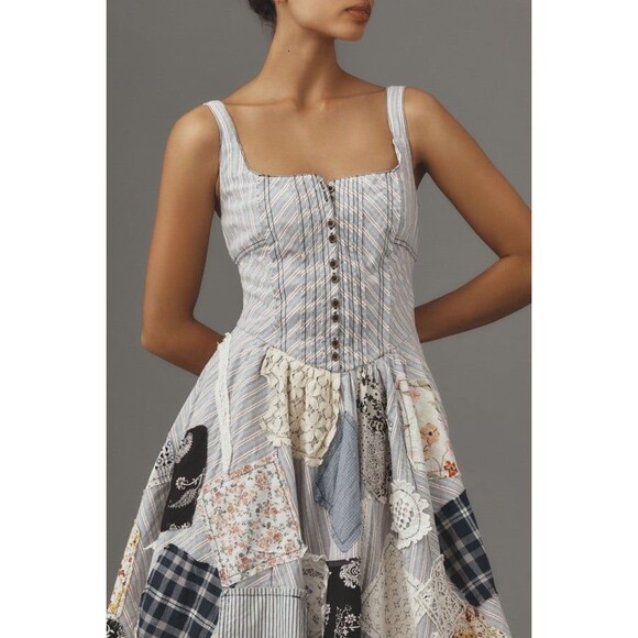 Pilcro Scoop-Neck Jenna Drop-Waist Midi Dress 16 - Picture 10 of 13